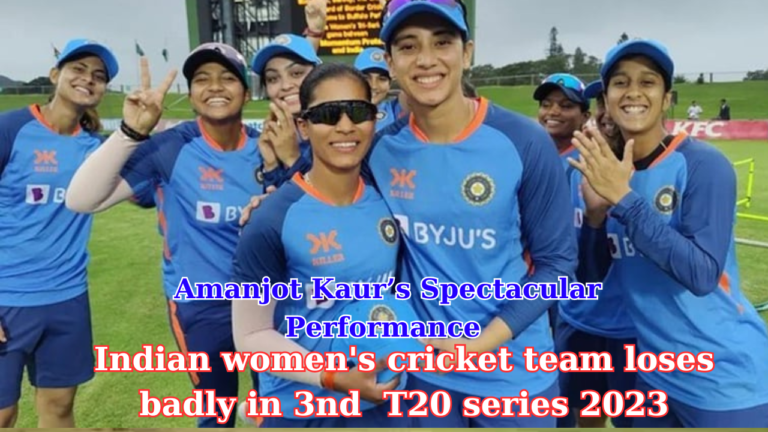 Amanjot Kaur’s Spectacular Performance Leads India Women to a Thrilling Victory