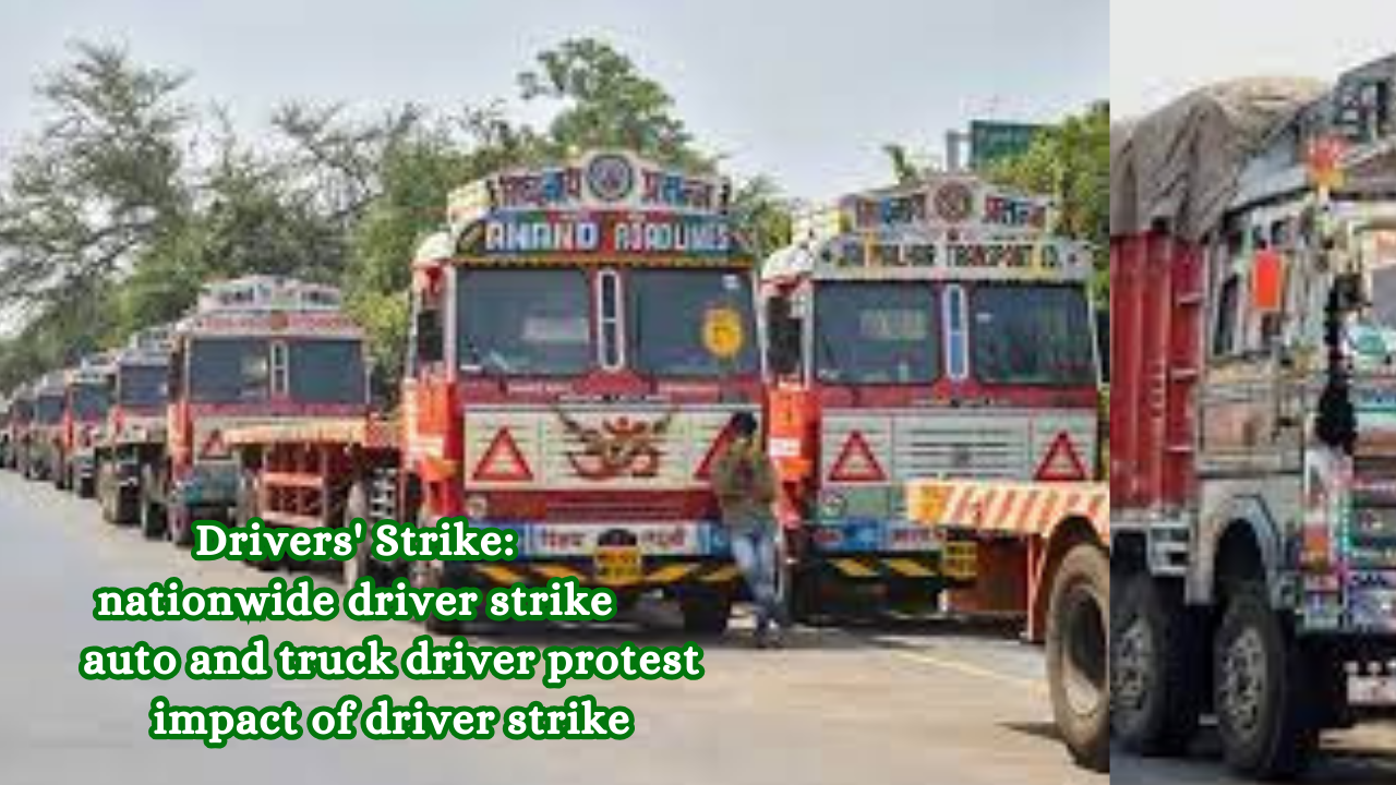 Drivers' Strike: nationwide driver strike auto and truck driver protest impact of driver strike