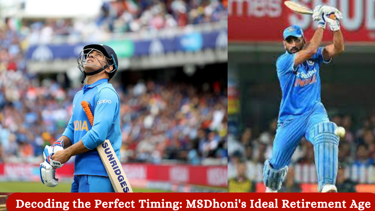 MS Dhoni's Ideal Retirement Age