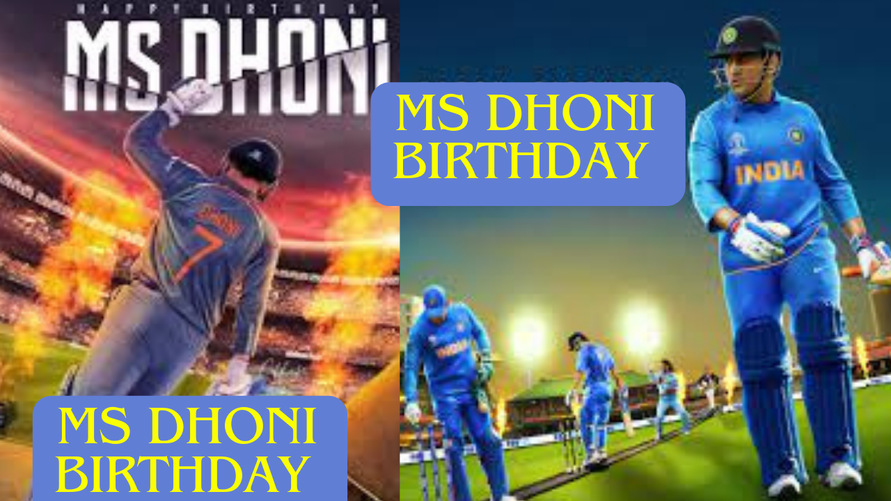 MS dhoni birthday