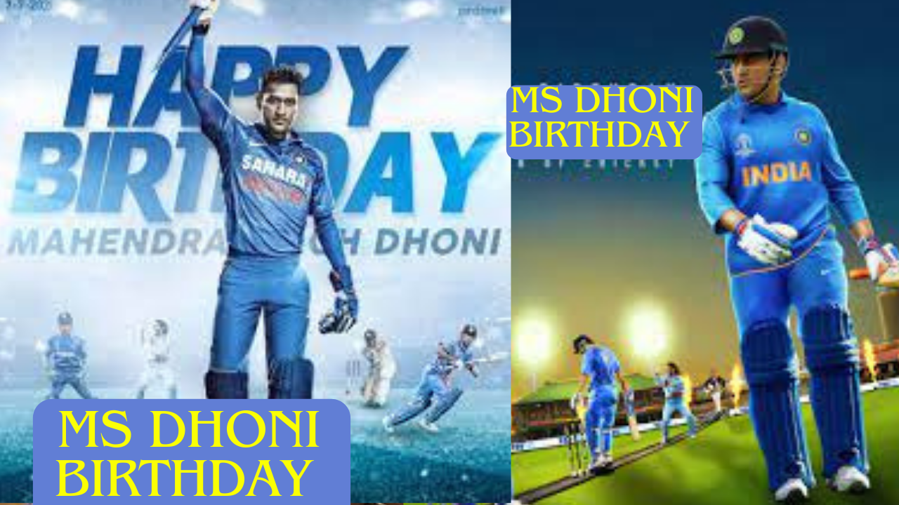 MS dhoni birthday 