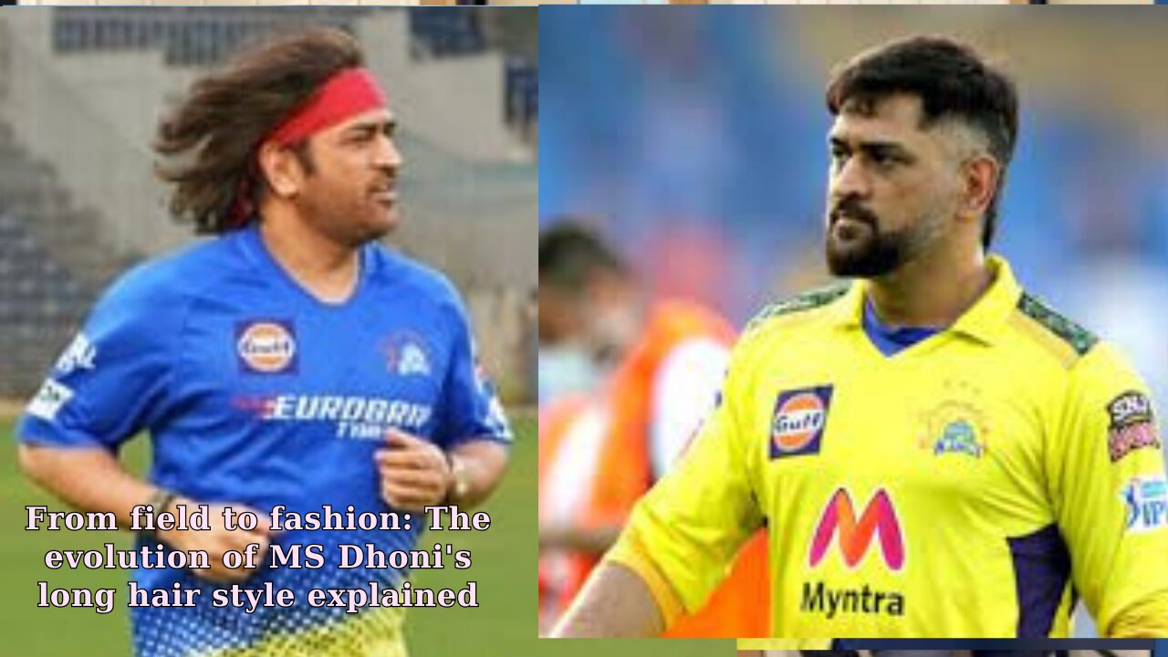 MS Dhoni's long hair,